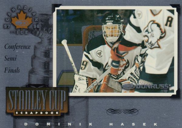 insert karta DOMINIK HAŠEK 97-98 Canadian Ice Stanley Cup Scrapbook /1500